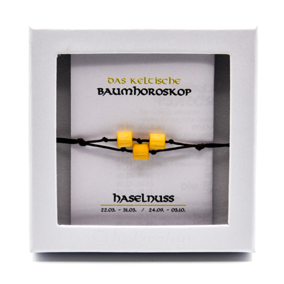 Keltisches Baumhoroskop Schmuck Armband Haselnuss