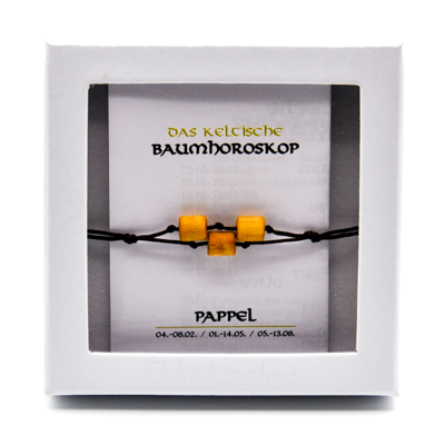 Keltisches Baumhoroskop Schmuck Armband Pappel