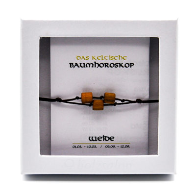 Keltisches Baumhoroskop Schmuck Armband Weide