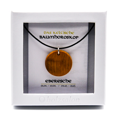Keltisches Baumhoroskop Schmuck Kettenanhänger Eberesche
