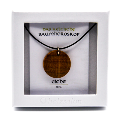 Keltisches Baumhoroskop Schmuck Kettenanhänger Eiche