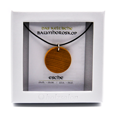 Keltisches Baumhoroskop Schmuck Kettenanhänger Esche