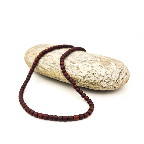 Perlenkette Padouk 5mm